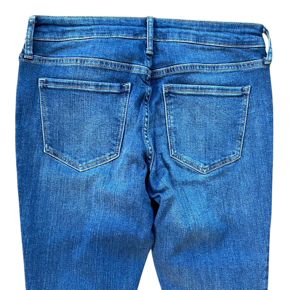Old Navy Women’s Mid-Rise Rockstar Super Skinny Medium Wash Blue Jeans Size 8P - Picture 6 of 13